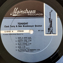 Laden Sie das Bild in den Galerie-Viewer, Clark Terry &amp; Bob Brookmeyer Quintet* : Tonight (LP, Album)
