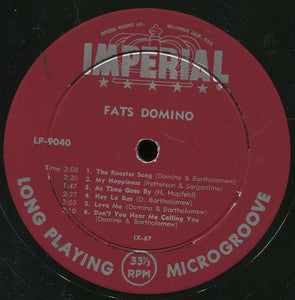 Fats Domino : This Is Fats (LP, Album, Mono)