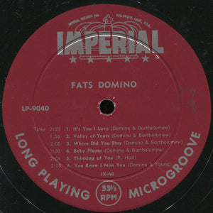 Fats Domino : This Is Fats (LP, Album, Mono)