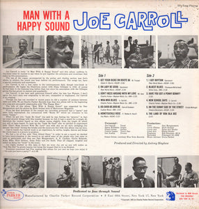 Joe Carroll : Man With A Happy Sound (LP, Album, Mono)