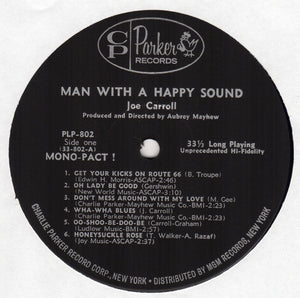 Joe Carroll : Man With A Happy Sound (LP, Album, Mono)