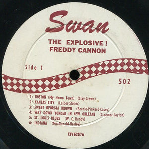 Freddy Cannon : The Explosive!  Freddy Cannon (LP, Album, Mono)