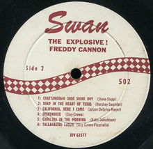 Laden Sie das Bild in den Galerie-Viewer, Freddy Cannon : The Explosive!  Freddy Cannon (LP, Album, Mono)
