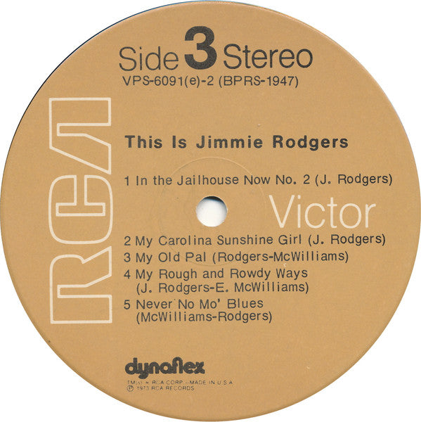 Jimmie Rodgers - This Is Jimmie Rodgers - LP