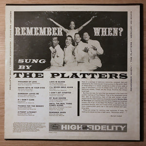 The Platters : Remember When? (LP, Album, Mono)