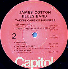 Load image into Gallery viewer, James Cotton Blues Band* : Taking Care Of Business (LP, Album, RP, Los)

