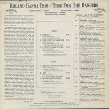 Load image into Gallery viewer, Roland Hanna Trio : Time For The Dancers (LP, Album)

