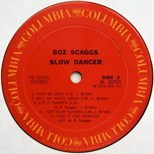 Boz Scaggs : Slow Dancer (LP, Album, Pit)