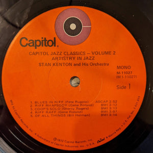 Stan Kenton And His Orchestra : Artistry In Jazz (LP, Album, Mono)