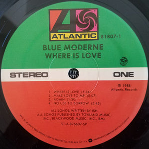 Blue Moderne : Where Is Love (LP, Album)