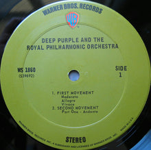 Laden Sie das Bild in den Galerie-Viewer, Deep Purple, The Royal Philharmonic Orchestra : Concerto For Group And Orchestra (LP, Album, RP, Gat)
