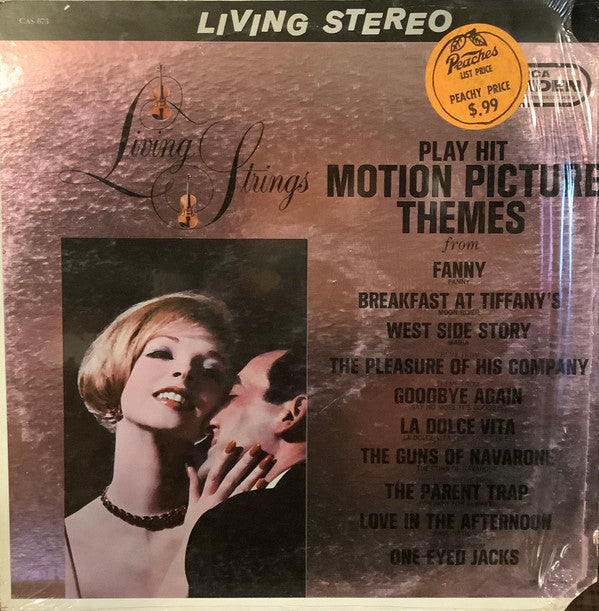 Living Strings : Play Hit Motion Picture Themes (LP, Album, Liv)