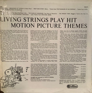 Living Strings : Play Hit Motion Picture Themes (LP, Album, Liv)