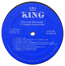 Laden Sie das Bild in den Galerie-Viewer, The Five Royales* : 17 Hits (LP, Comp, Blu)
