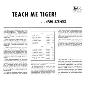 April Stevens : Teach Me Tiger (LP, Album, Mono)