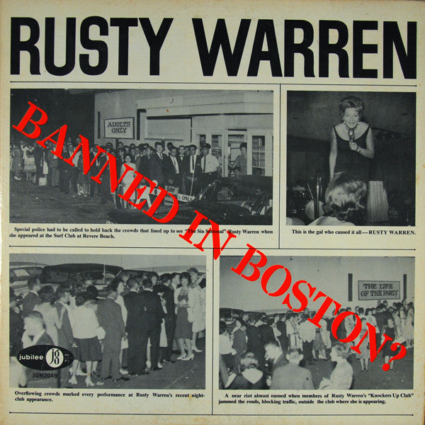 Rusty Warren : Banned In Boston? (LP, Album, Mono, 