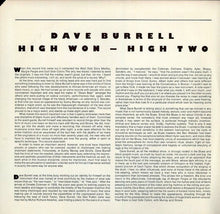 Load image into Gallery viewer, Dave Burrell : High Won - High Two (2xLP, Album)
