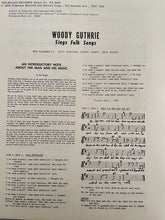 Charger l&#39;image dans la galerie, Woody Guthrie With Leadbelly, Cisco Houston, Sonny Terry And Bess Hawes : Sings Folk Songs (LP, Album, RE)
