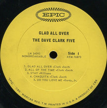 Laden Sie das Bild in den Galerie-Viewer, The Dave Clark Five : Glad All Over (LP, Album, Mono)
