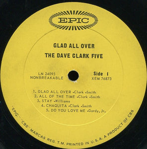 The Dave Clark Five : Glad All Over (LP, Album, Mono)
