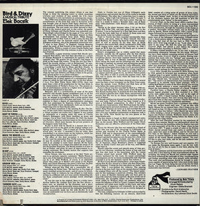 Elek Bacsik : Bird And Dizzy-A Musical Tribute (LP, Album)
