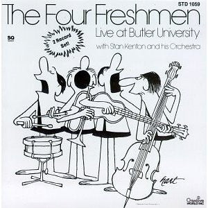 The Four Freshmen With Stan Kenton And His Orchestra : Live At Butler University (2xLP, Quad)