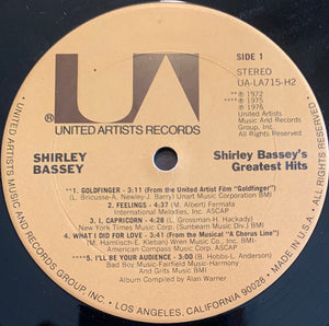 Shirley Bassey : Shirley Bassey's Greatest Hits (2xLP, Comp)