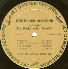 Load image into Gallery viewer, Don Rader : Anemone (LP, Album)
