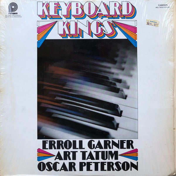 Erroll Garner / Art Tatum / Oscar Peterson : Keyboard Kings (LP, Comp, RE)