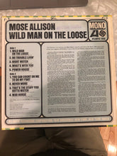Laden Sie das Bild in den Galerie-Viewer, Mose Allison : Wild Man On The Loose (LP, Album, Mono, Promo)
