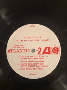Mose Allison : Wild Man On The Loose (LP, Album, Mono, Promo)