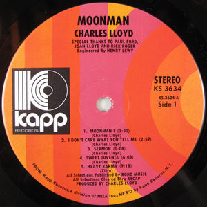 Charles Lloyd : Moon Man (LP, Album, RE)