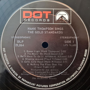 Hank Thompson : Hank Thompson Sings The Gold Standards (LP)
