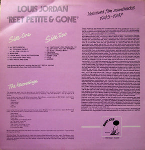 Louis Jordan : On Film - Reet Petite & Gone- Unissued Soundtracks 1945-1947 (LP, Comp, Mono)