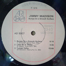 Laden Sie das Bild in den Galerie-Viewer, Jimmy Madison : Bumps On A Smooth Surface (LP, Album)

