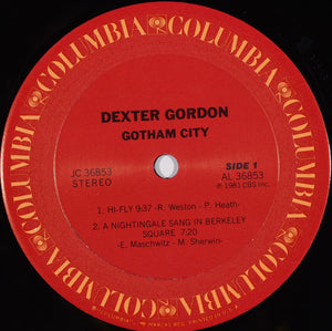 Dexter Gordon : Gotham City (LP, Album, Pit)