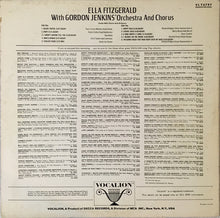 Load image into Gallery viewer, Ella Fitzgerald With Gordon Jenkins and his Orchestra and Chorus : Ella Fitzgerald With Gordon Jenkins&#39; Orchestra And Chorus (LP, Comp, Abr)
