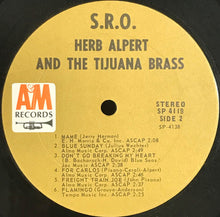 Laden Sie das Bild in den Galerie-Viewer, Herb Alpert &amp; The Tijuana Brass : S.R.O. (LP, Album, Ter)

