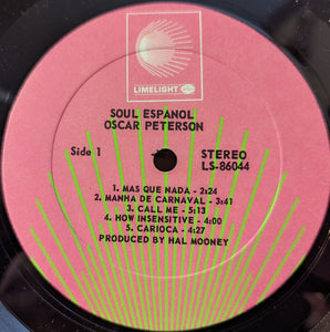 Oscar Peterson : Soul Español (LP, Album, RP)