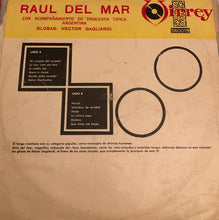 Load image into Gallery viewer, Raúl Del Mar : Canta Raul Del Mar (LP)

