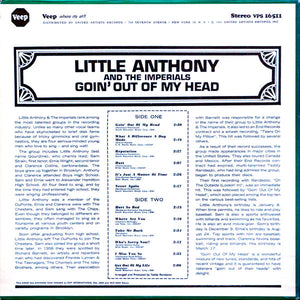 Little Anthony & The Imperials : Goin Out Of My Head (LP, Album, RE, Pit)