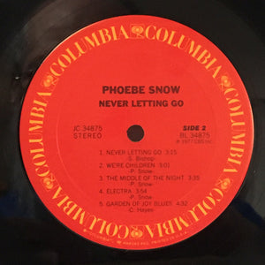 Phoebe Snow : Never Letting Go (LP, Album, Pit)