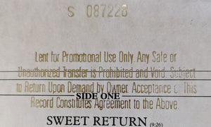 Freddie Hubbard : Sweet Return (LP, Album, Promo)