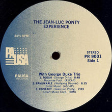 Laden Sie das Bild in den Galerie-Viewer, The Jean-Luc Ponty Experience* With The George Duke Trio* : The Jean-Luc Ponty Experience (LP, Album, RE)
