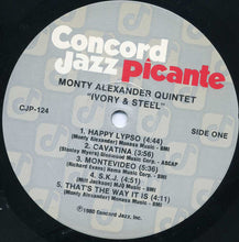 Charger l&#39;image dans la galerie, The Monty Alexander Quintet : Ivory &amp; Steel (LP, Album)
