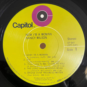 Nancy Wilson : Now I'm A Woman (LP, Album, Win)