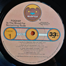 Load image into Gallery viewer, Foghat : In The Mood For Something Rude (LP, Album, Win)
