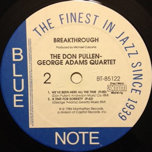 The Don Pullen - George Adams Quartet* : Breakthrough (LP, Album, DMM)