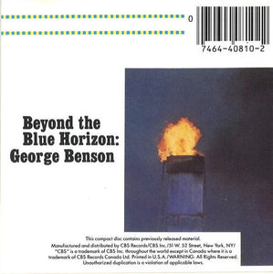 George Benson : Beyond The Blue Horizon (CD, Album, RE, RM)