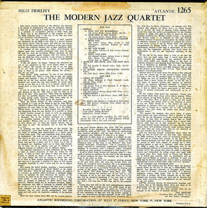 The Modern Jazz Quartet : The Modern Jazz Quartet (LP, Album, Mono, Dee)